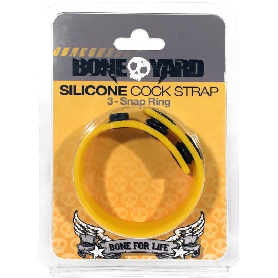 Silicona Cock Strap 3 Snap-ring Boneyard 13958