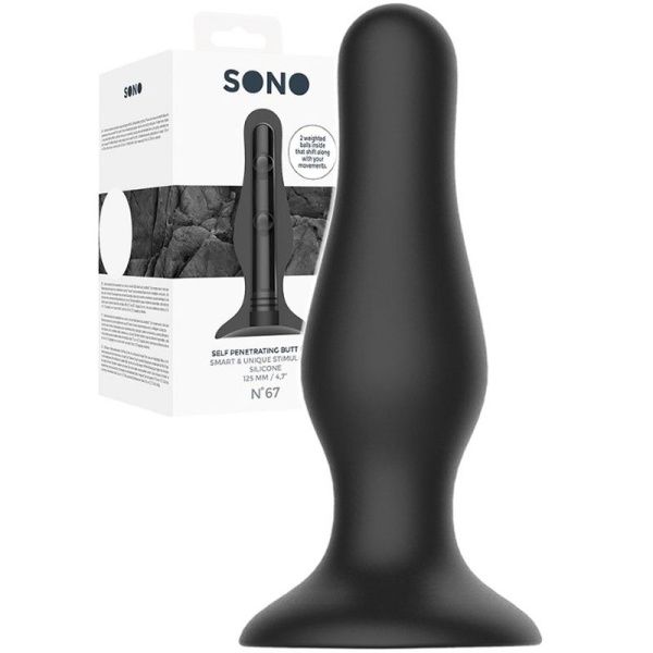 N°67 Self Penetrating Silicone Butt Plug SONO 21219