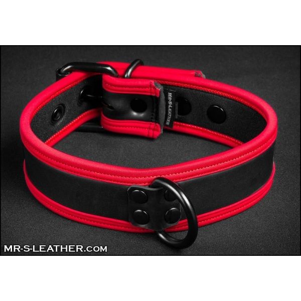 Neo Puppy Collar Negro Rojo Mr-S-Leather 21828