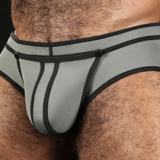 Neo Bold Full Access Brief Gris Mr-S-Leather 28806