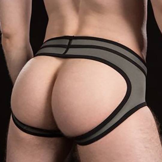 Neo Bold Full Access Brief Gris Mr-S-Leather 28807