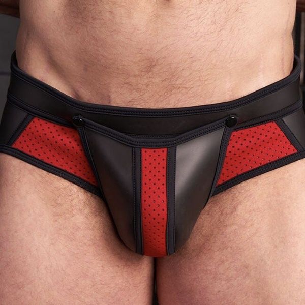 Neo Air Mesh All Access Brief Rojo Mr-S-Leather 32653