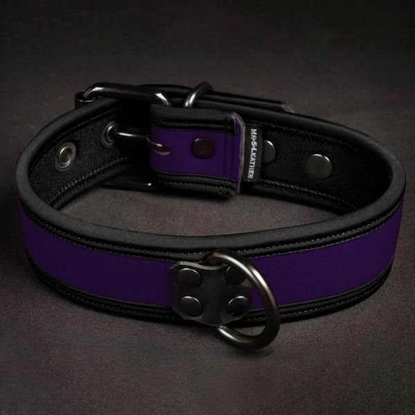 Neo Bold Puppy Collar Violet Mr-S-Leather 35965