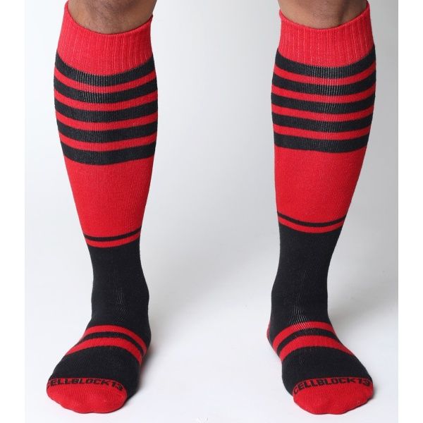 MIDFIELD Red Knee Socks Cellblock13 38479
