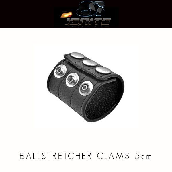 Ballstretcher Cuir Ajustable 3 Snaps 51mm Si Novelties 4220