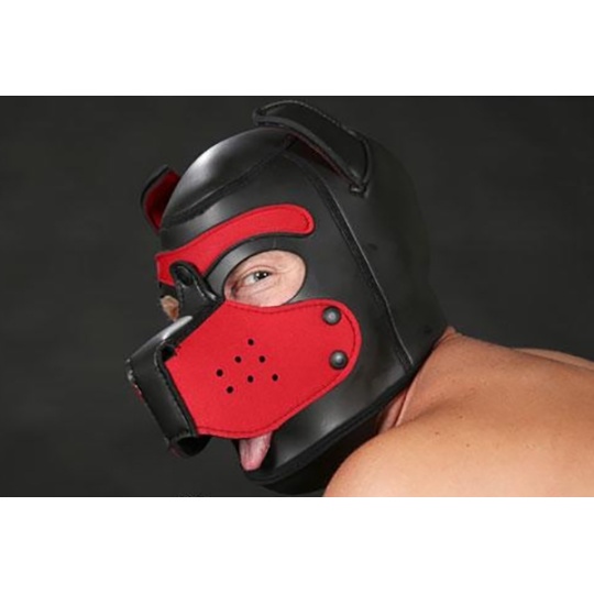 Neo Puppy Hood rojo Mr-S-Leather 7500