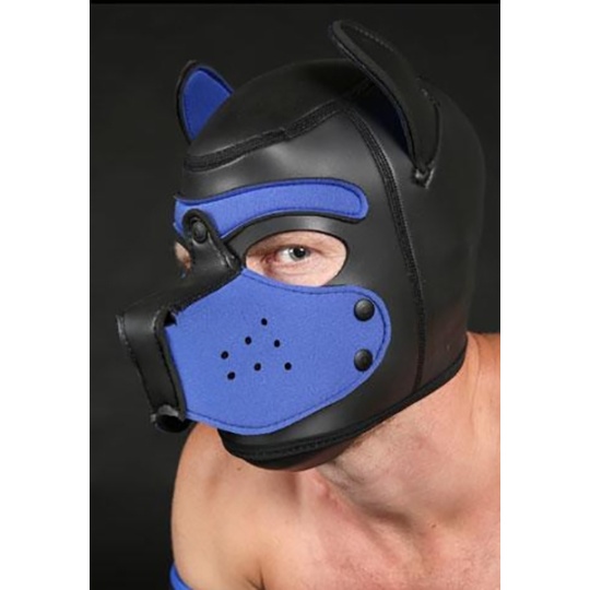 Neo Puppy Hood azul real Mr-S-Leather 7518